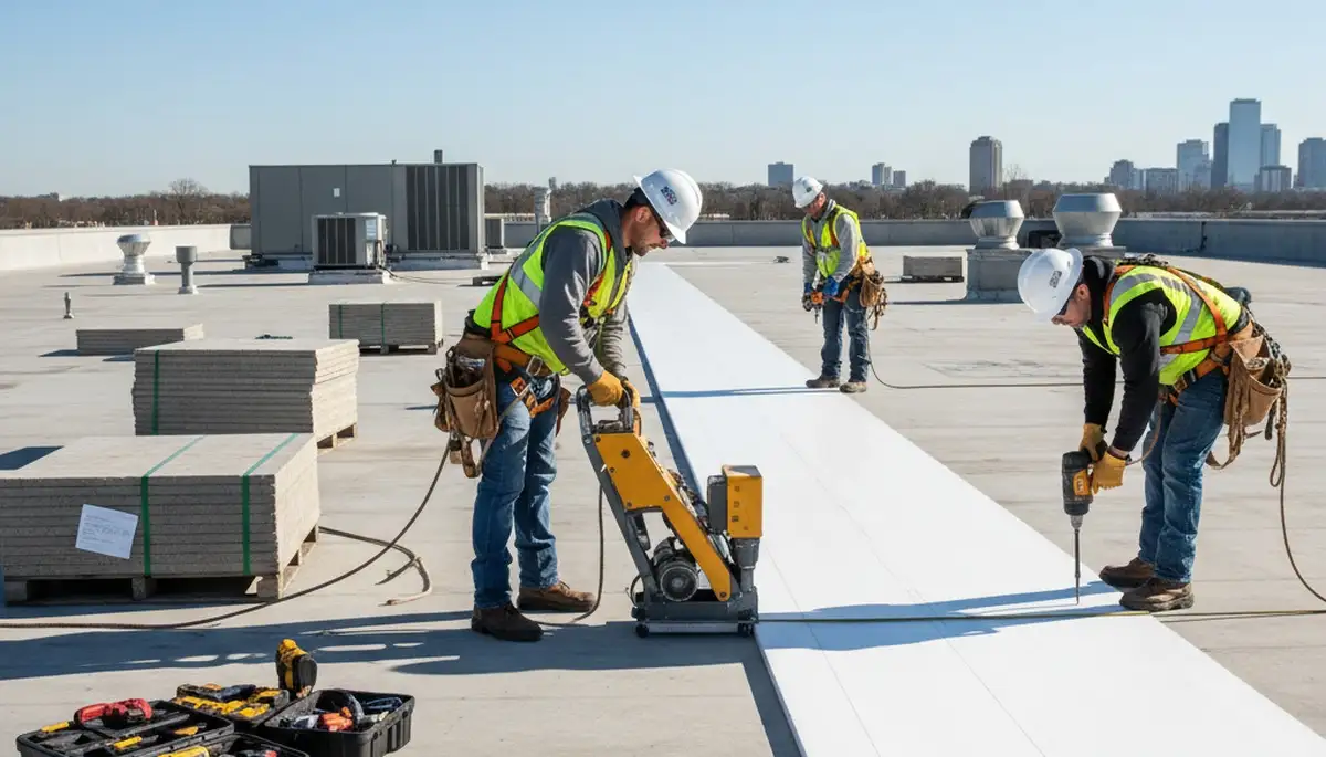 San Antonio, TX siding installation on a commercial building by FX Remodeling & Exteriors