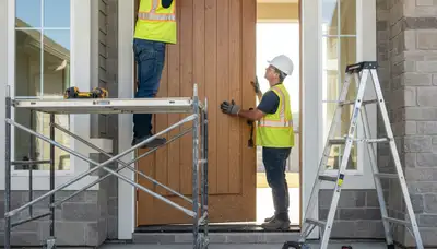 San Antonio, TX siding contractor installing durable exterior siding on a local home
