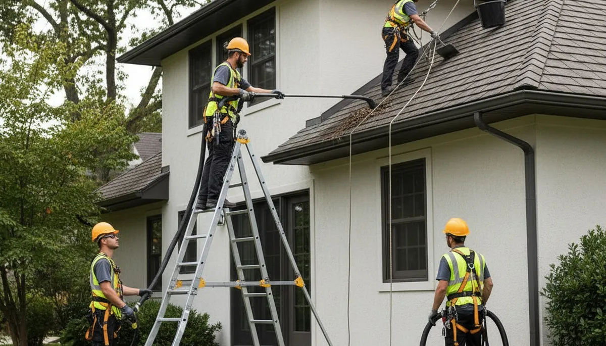 San Antonio, TX gutter cleaning service for homes by FX Remodeling & Exteriors