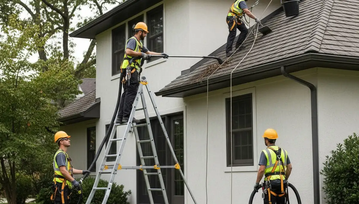 San Antonio, TX gutter cleaning service for homes by FX Remodeling & Exteriors