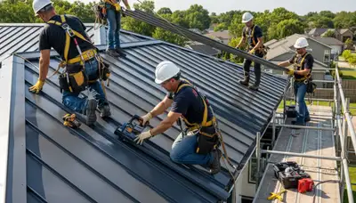 Metal roofing installation in San Antonio, TX for durable storm and heat protection