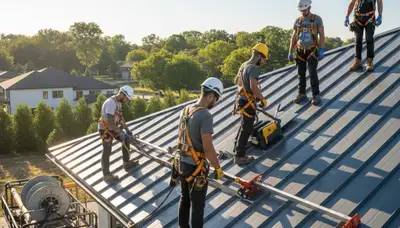 Metal roofing installation in San Antonio, TX for heat, hail, and storm protection