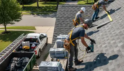Roof installation on a San Antonio, TX home by FX Remodeling & Exteriors