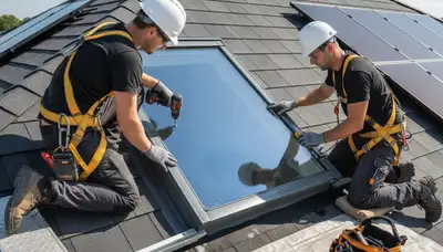 Skylight installation in San Antonio, TX by FX Remodeling & Exteriors for brighter, energy-efficient homes