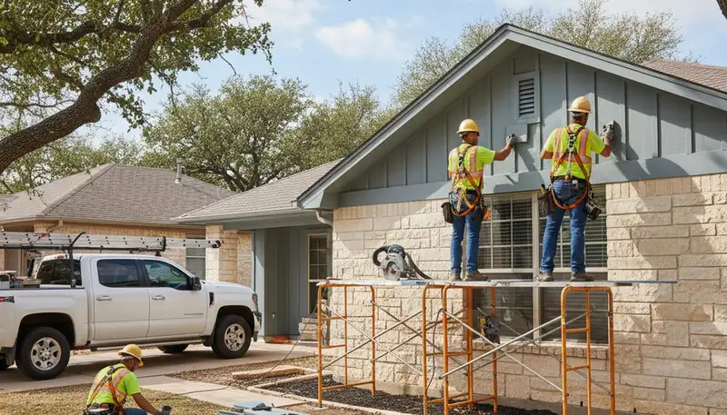 San Antonio, TX siding contractor providing professional home siding installation and replacement