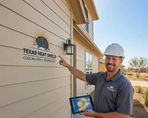 Vinyl siding designed for Texas heat in San Antonio, TX for durable home protection